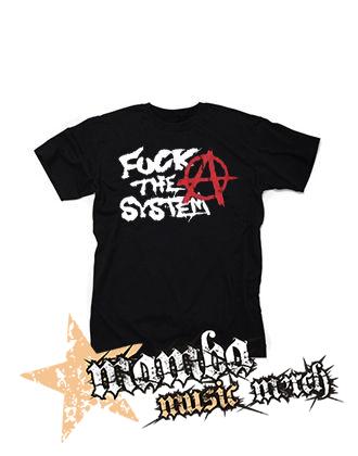 FUCK THE SYSTEM - čierne detské tričko