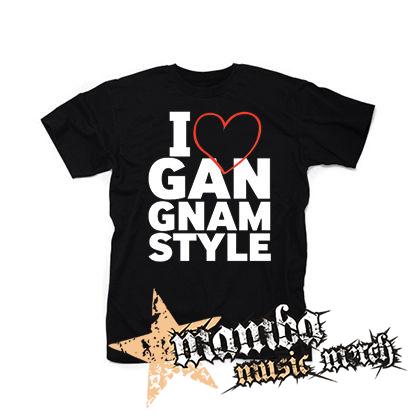I LOVE GANGNAM STYLE - čierne detské tričko