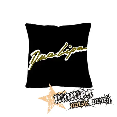 DUA LIPA - Yellow Logo - vankúš
