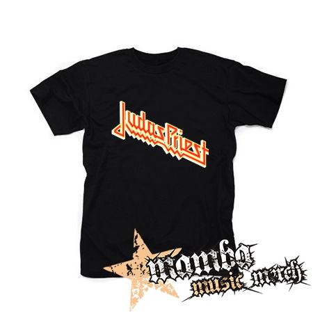 JUDAS PRIEST - Orange Yellow Classic Logo - čierne detské tričko