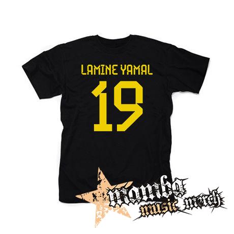 LAMINE YAMAL - 19 - čierne detské tričko