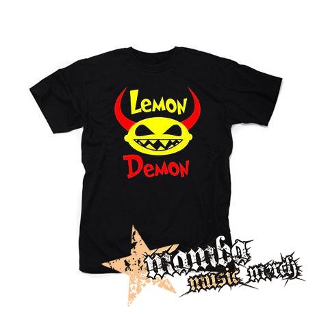 LEMON DEMON - Logo - čierne detské tričko