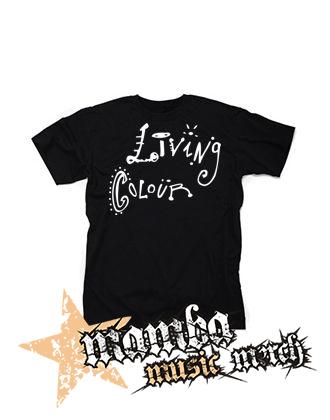 LIVING COLOUR - Logo - čierne detské tričko