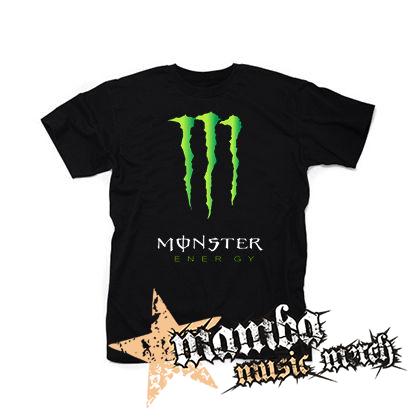 MONSTER ENERGY - Logo - čierne detské tričko