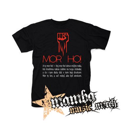 MOR HO - čierne detské tričko