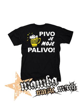 PIVO JE MOJE PALIVO - čierne detské tričko