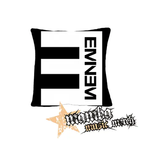 EMINEM - Logo Crest CIERNE - vankúš