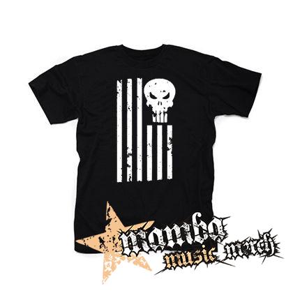 PUNISHER - American Lebka - čierne detské tričko