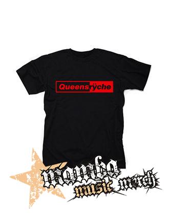 QUEENSRYCHE - Logo RED - čierne detské tričko