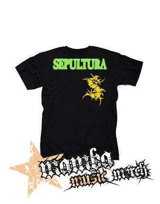 SEPULTURA - Brasil Flag Logo - čierne detské tričko