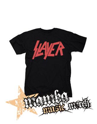 SLAYER - Red Logo - čierne detské tričko