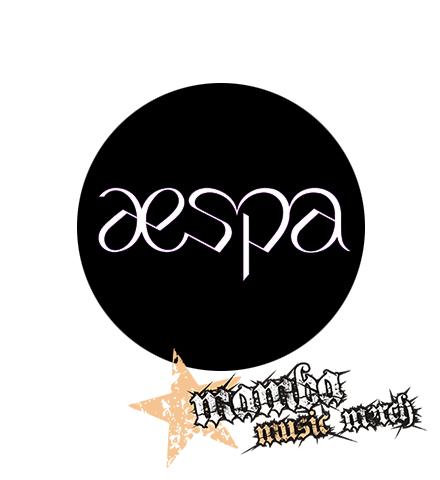 Podložka pod myš AESPA - Logo White - okrúhla