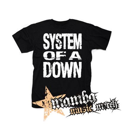 SYSTEM OF A DOWN - Logo - čierne detské tričko