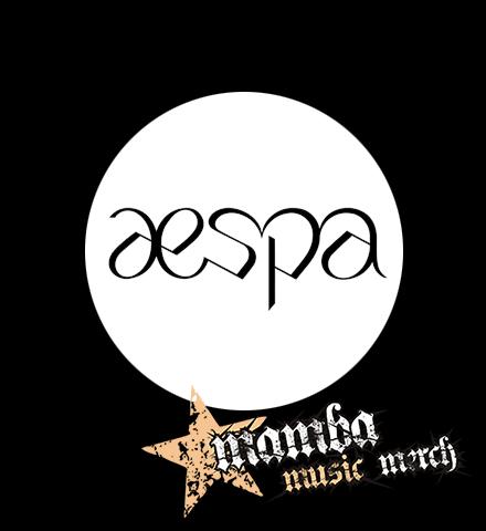 Podložka pod myš AESPA - Logo Black - okrúhla