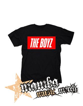THE BOYZ - Red Logo Debut Album - čierne detské tričko