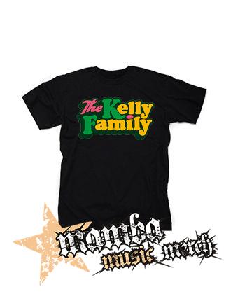 THE KELLY FAMILY - Logo Colour - čierne detské tričko