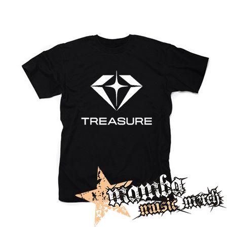 TREASURE - Logo Kpop Band - čierne detské tričko