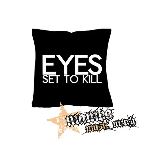 EYES SET TO KILL - Logo - vankúš