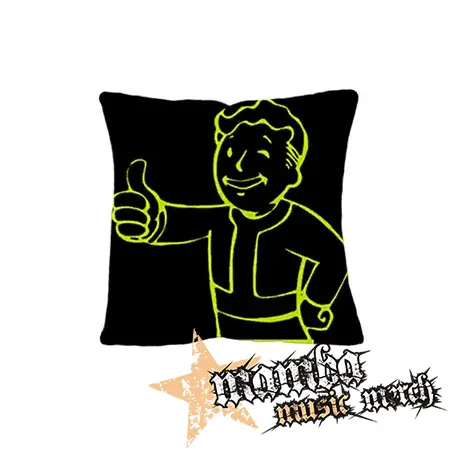FALLOUT - Vault Boy Green Neon - vankúš
