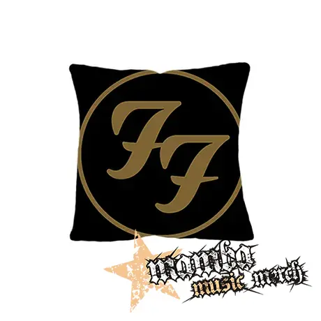 FOO FIGHTERS - Gold Logo - vankúš