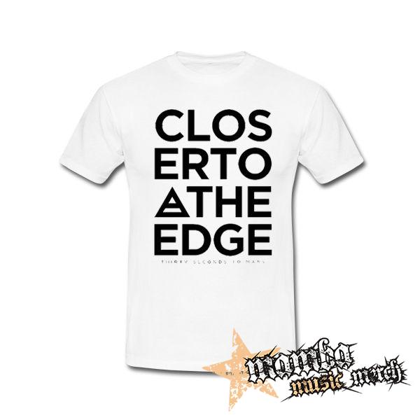 30 SECONDS TO MARS - Closer To The Edge - biele pánske tričko