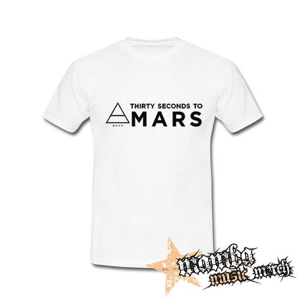 30 SECONDS TO MARS - Logo Motive 2 - biele pánske tričko