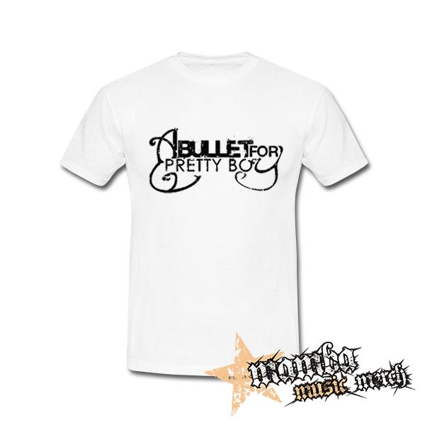 A BULLET FOR PRETTY BOY - biele pánske tričko