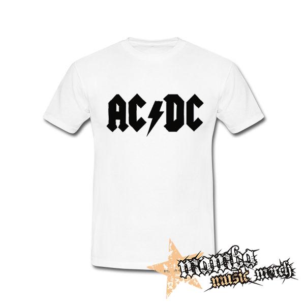 ACDC - Logo - biele pánske tričko