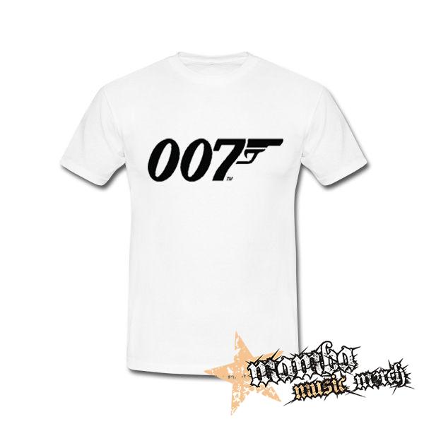 AGENT JAMES BOND 007 - Symbol - biele pánske tričko