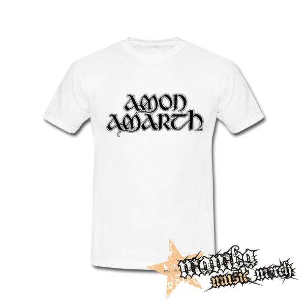 AMON AMARTH - Logo - biele pánske tričko