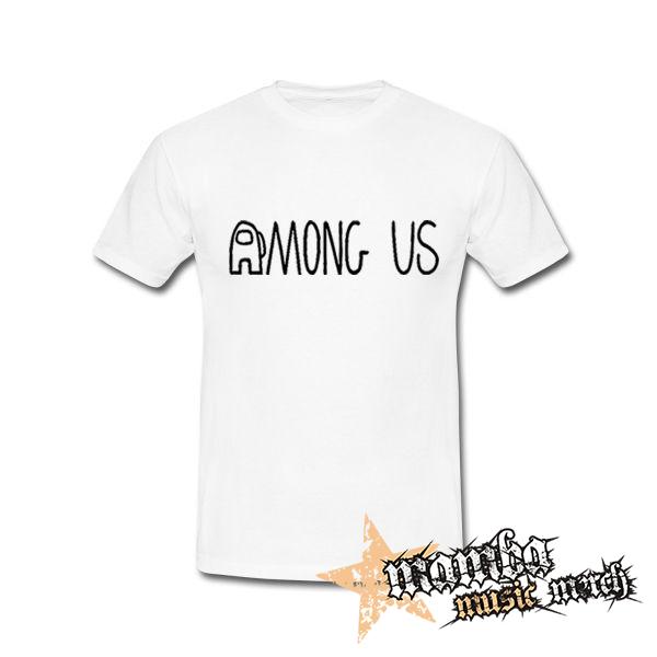 AMONG US - Logo - biele pánske tričko