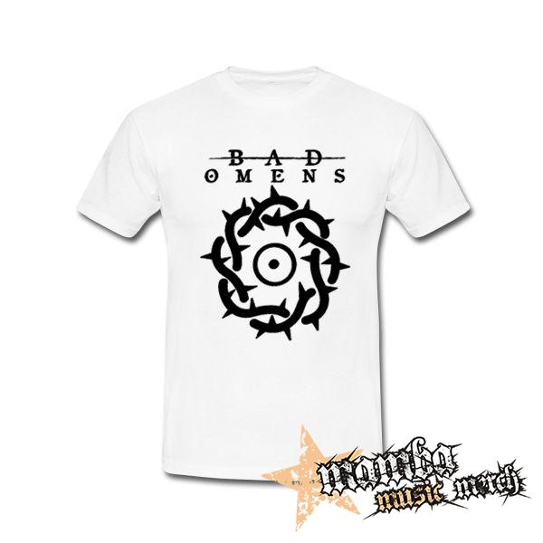 BAD OMENS - Logo Crest - biele pánske tričko