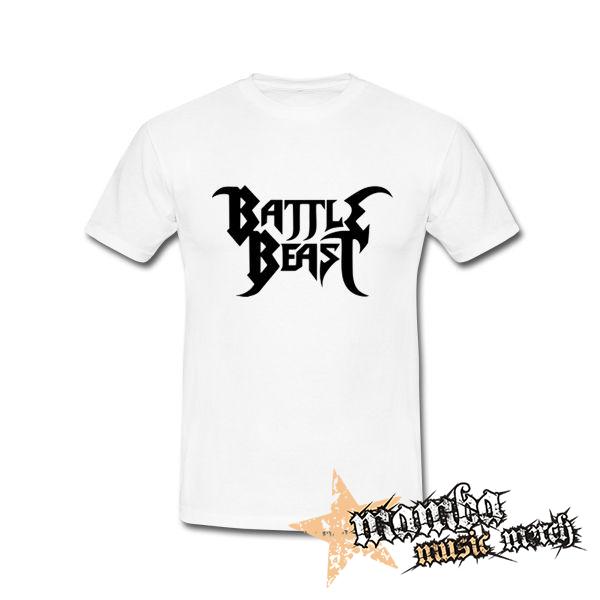 BATTLE BEAST - Logo - biele pánske tričko