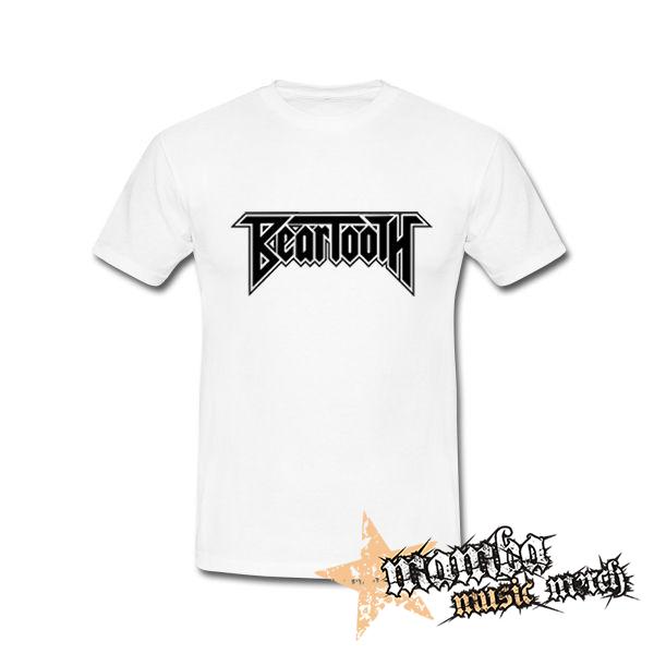 BEARTOOTH - Logo Black - biele pánske tričko