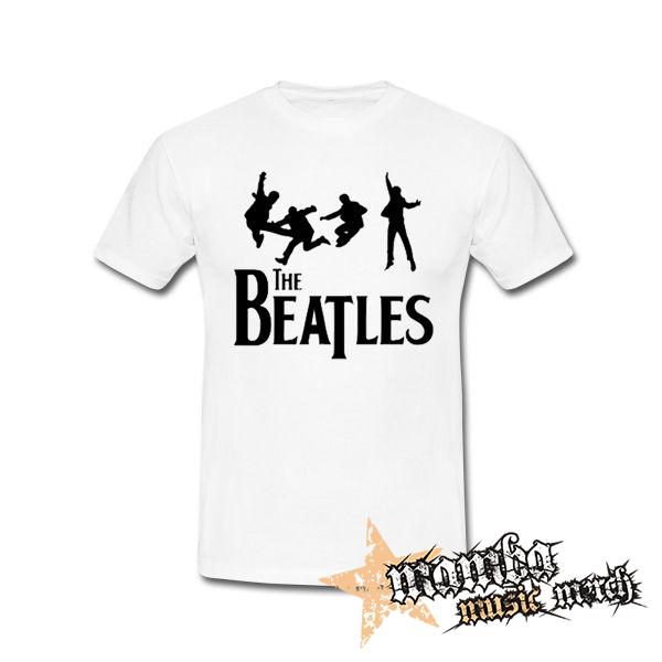 BEATLES - Jump - biele pánske tričko