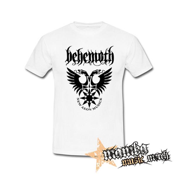 BEHEMOTH - New Aeon Musick - biele pánske tričko