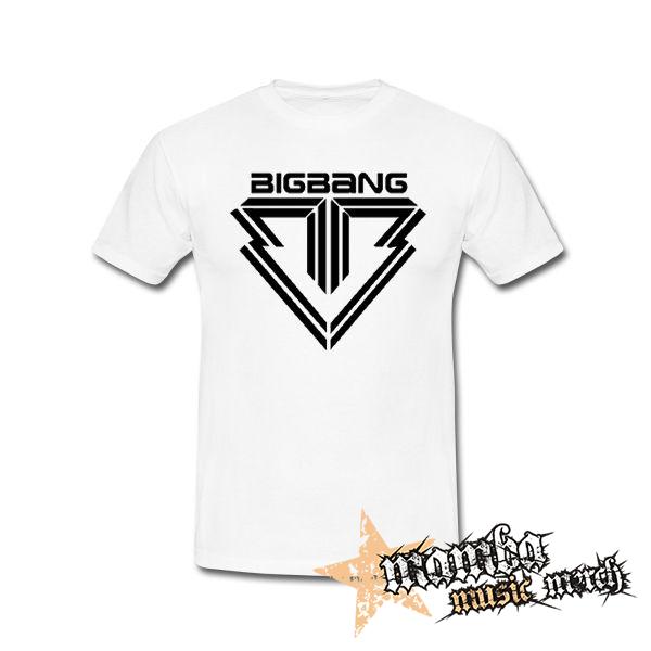 BIG BANG - Logo - biele pánske tričko