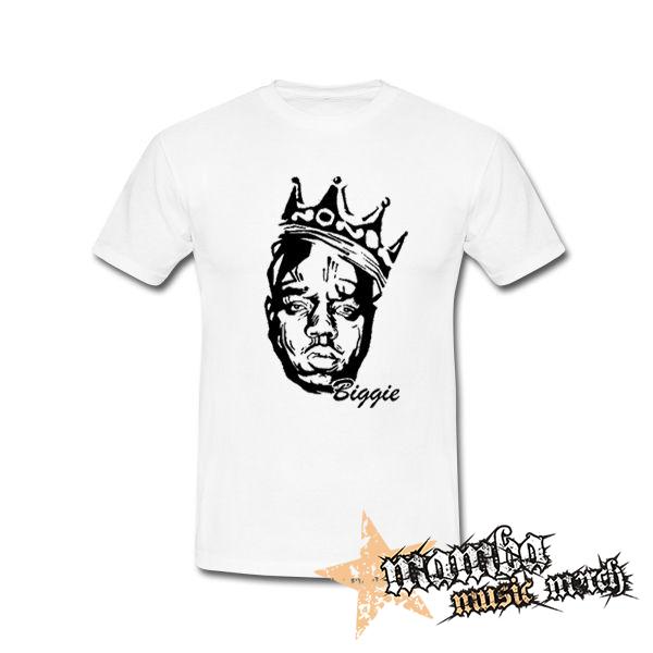 BIGGIE SMALLS - Portrait - biele pánske tričko