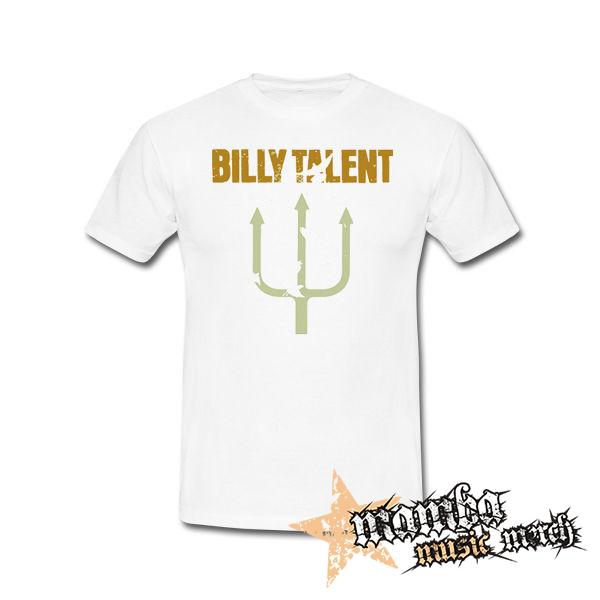 BILLY TALENT - Logo Yellow Green - biele pánske tričko