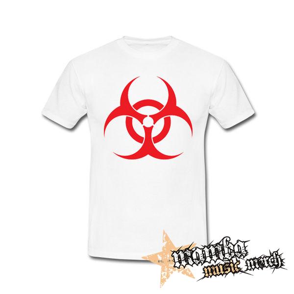 BIOHAZARD - Red Sign - biele pánske tričko
