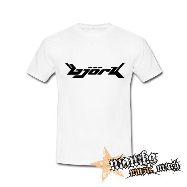 BJORK - Logo - biele pánske tričko