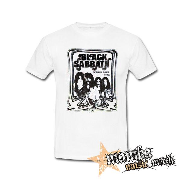 BLACK SABBATH - Band - biele pánske tričko