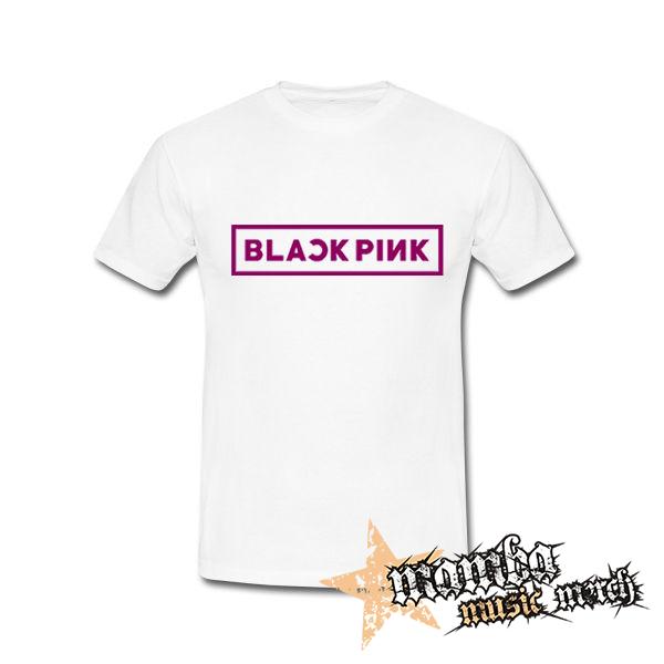 BLACKPINK - Logo Pink - biele pánske tričko