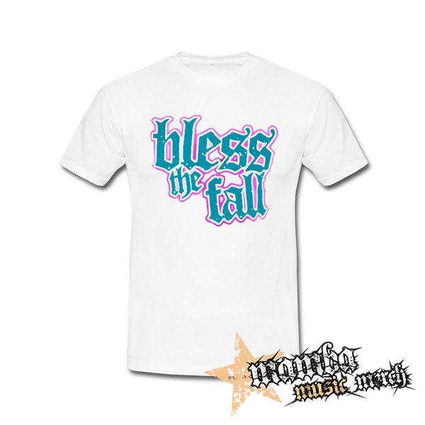 BLESSTHEFALL - Logo - biele pánske tričko