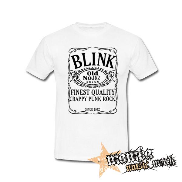 BLINK 182 - Jack Daniels Motive - biele pánske tričko