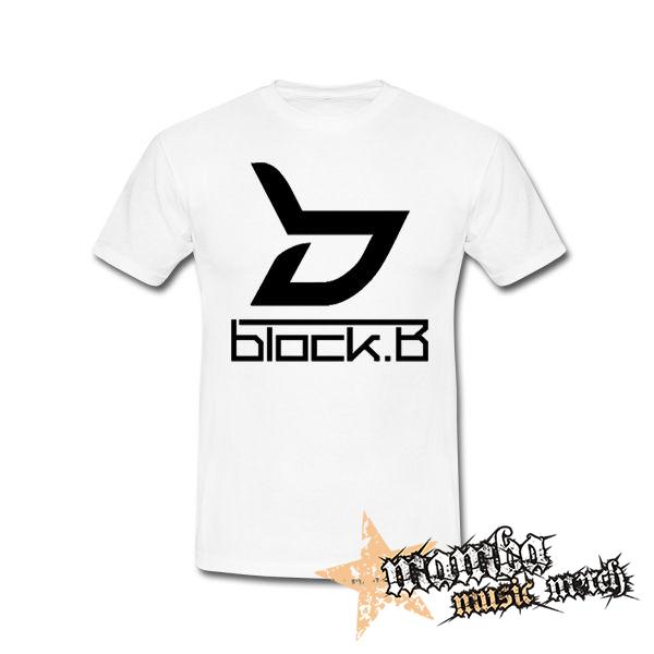 BLOCK B - Logo - biele pánske tričko