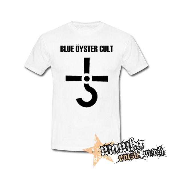 BLUE OYSTER CULT - Logo Crest - biele pánske tričko