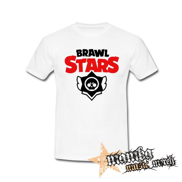 BRAWL STARS - Logo - biele pánske tričko