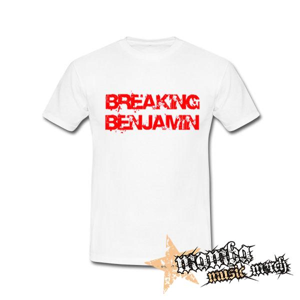 BREAKING BENJAMIN - Red Logo Motive 2 - biele pánske tričko