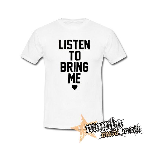 BRING ME THE HORIZON - LISTEN TO BRING ME - biele pánske tričko